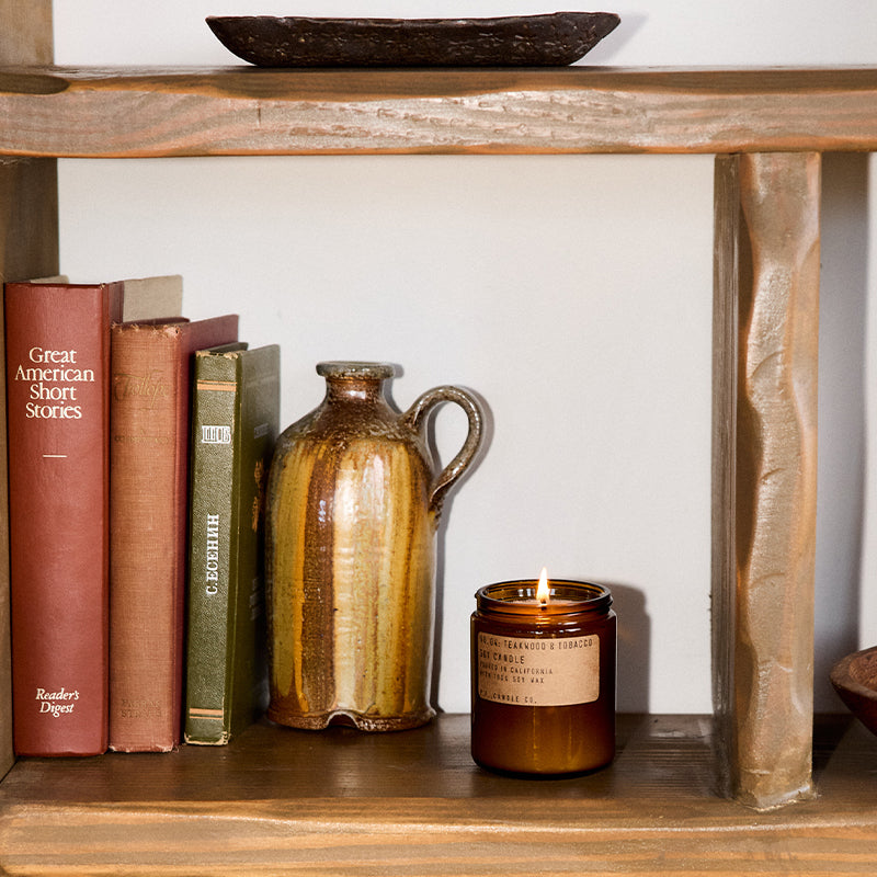 P.F. Candle Co. Teakwood & Tobacco Soy Candle