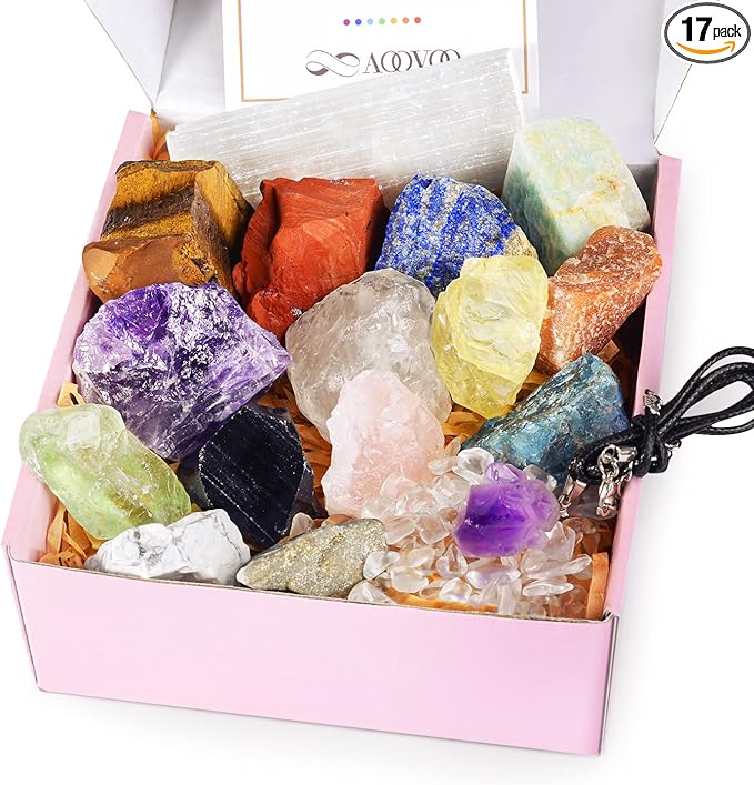 AOOVOO Healing Crystal Set